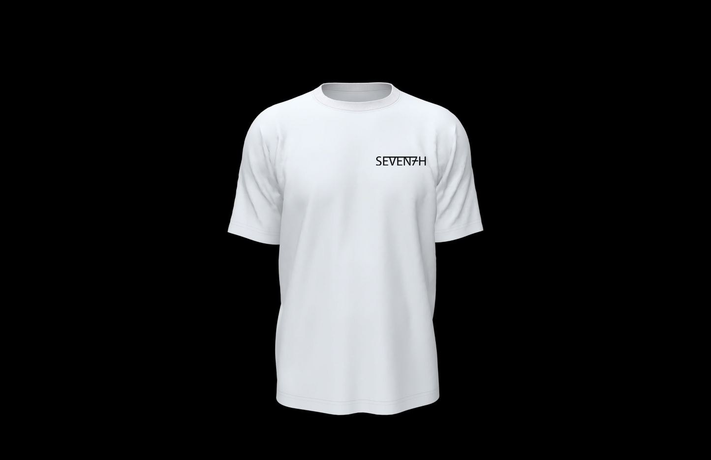 SEVEN7H BLACK ON WHITE T