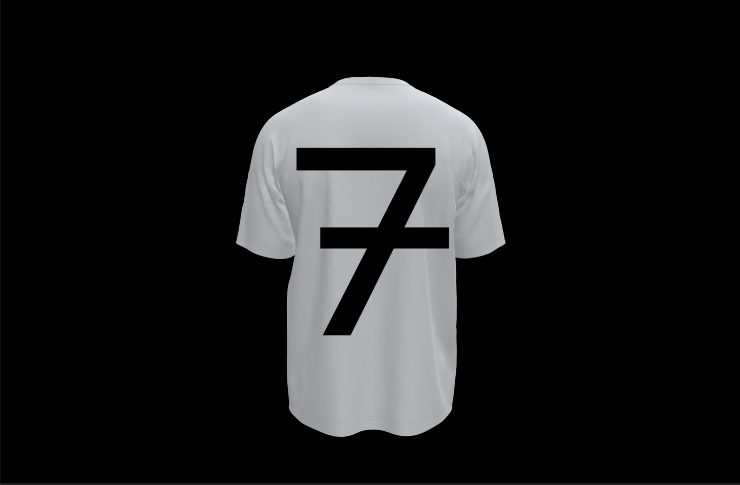 SEVEN7H BLACK ON WHITE T